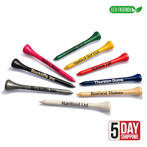 70mm Bamboo Tees (Straight Line Print)